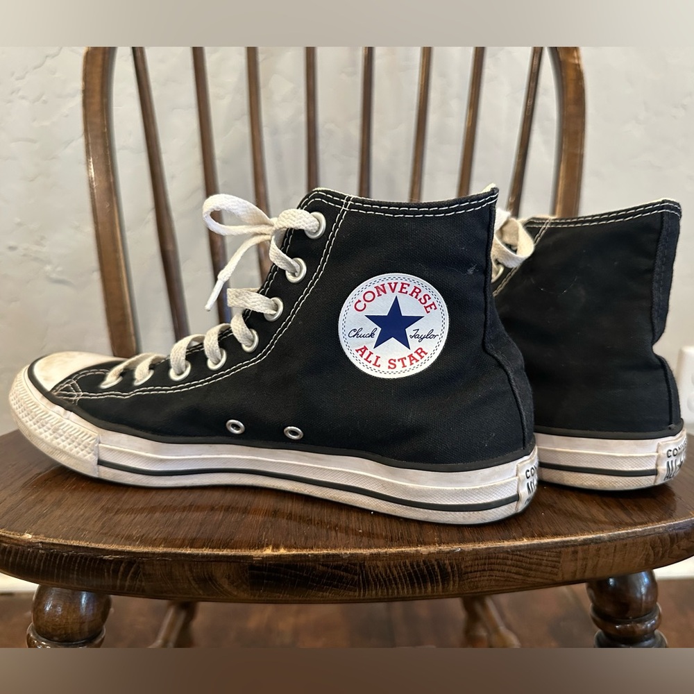 Converse Black High Top Sneakers